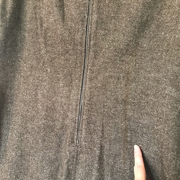 Burberry Brit Linen Wool Brown Blend Short Sleeve Sheath Dress 10 - Picture 14 of 14